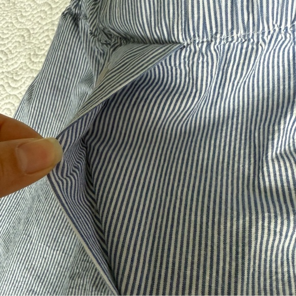 Twik Blue Checked two-button straight-leg pant 100% cotton - Picture 10 of 10